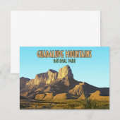 Nationaal Park Texas in het Guadalupe-gebergte (Voorkant / Achterkant)