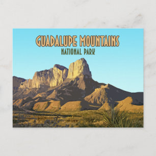 Nationaal Park Texas in het Guadalupe-gebergte Briefkaart