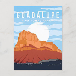 Nationaal Park Texas  in het Guadalupe-gebergte Briefkaart