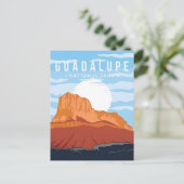 Nationaal Park Texas  in het Guadalupe-gebergte Briefkaart (Staand voorkant)