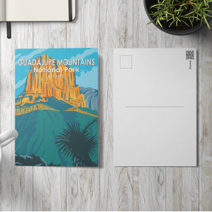 Nationaal Park Texas in het Guadalupe-gebergte Briefkaart