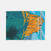 Nationaal Park Texas  in het Guadalupe-gebergte Fleece Deken (Voorkant (Horizontaal))