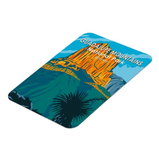 Nationaal Park Texas  in het Guadalupe-gebergte Magneet (Linkerzijde)