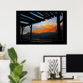 Nationaal Park Texas in het Guadalupe-gebergte Poster (Thuiskantoor)