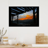 Nationaal Park Texas in het Guadalupe-gebergte Poster (Keuken)