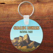Nationaal Park Texas in het Guadalupe-gebergte Sleutelhanger (Voorkant)
