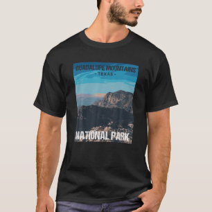 Nationaal Park Texas Poster Des T-shirt
