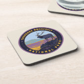 Nationaal park Theodore Roosevelt Bier Onderzetter (Linkerzijde)