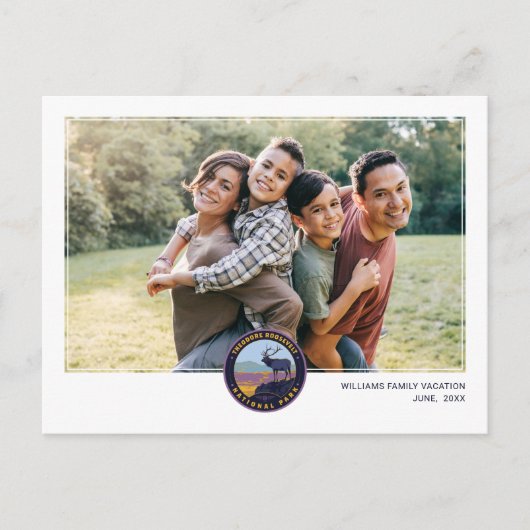 Nationaal park Theodore Roosevelt Briefkaart (Voorkant)