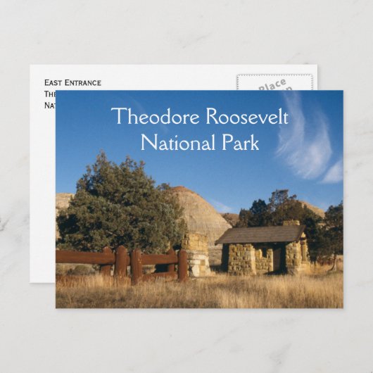Nationaal park Theodore Roosevelt Briefkaart (Voorkant / Achterkant)