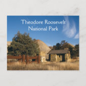 Nationaal park Theodore Roosevelt Briefkaart (Voorkant)