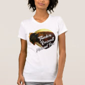Nationaal park Theodore Roosevelt & Buffalo T-shirt (Voorkant)