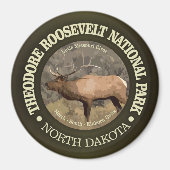 Nationaal park Theodore Roosevelt (elk) Magneet (Voorkant)