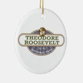 Nationaal park Theodore Roosevelt Keramisch Ornament (Rechts)