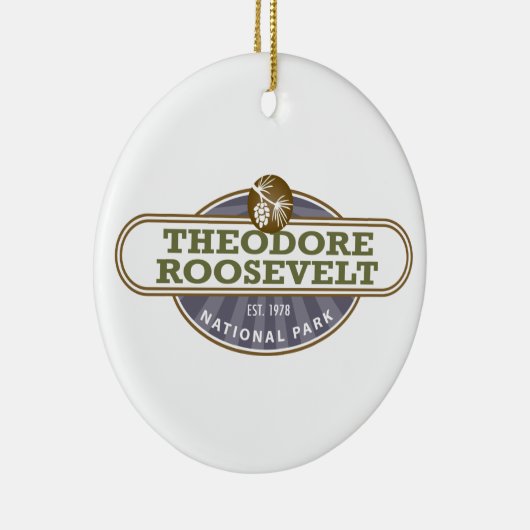Nationaal park Theodore Roosevelt Keramisch Ornament (Rechts)