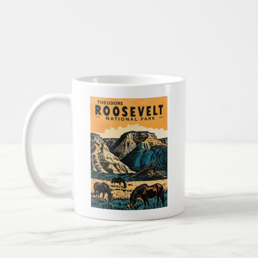 Nationaal park Theodore Roosevelt Koffiemok (Links)