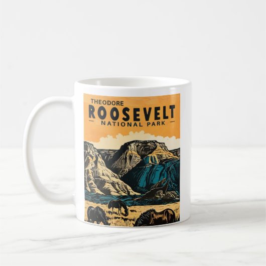 Nationaal park Theodore Roosevelt Koffiemok (Links)