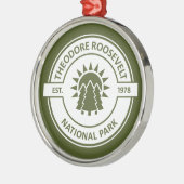 Nationaal park Theodore Roosevelt Metalen Ornament (Links)