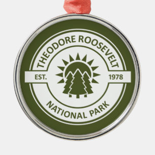Nationaal park Theodore Roosevelt Metalen Ornament