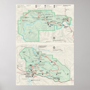 Nationaal park Theodore Roosevelt Poster