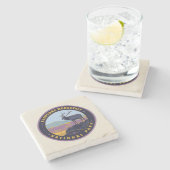 Nationaal park Theodore Roosevelt Stenen Onderzetter (Zijkant)