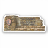 Nationaal park Theodore Roosevelt Sticker (Voorkant)