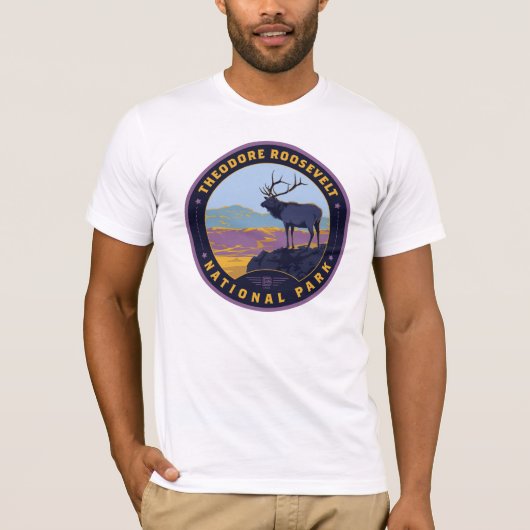 Nationaal park Theodore Roosevelt T-shirt (Voorkant)