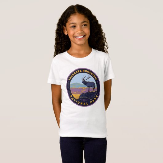 Nationaal park Theodore Roosevelt T-shirt (Voorkant volledig)