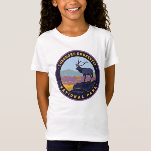 Nationaal park Theodore Roosevelt T-shirt (Voorkant)