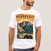 Nationaal park Theodore Roosevelt T-shirt (Voorkant)