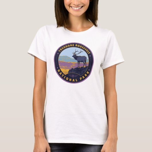 Nationaal park Theodore Roosevelt T-shirt (Voorkant)