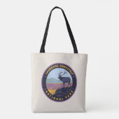 Nationaal park Theodore Roosevelt Tote Bag (Achterkant)