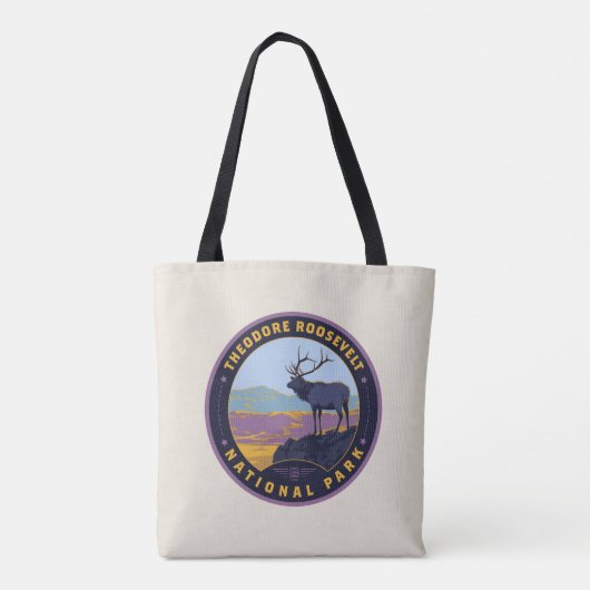 Nationaal park Theodore Roosevelt Tote Bag (Achterkant)