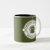 Nationaal park Theodore Roosevelt Tweekleurige Koffiemok (Voorkant rechts)