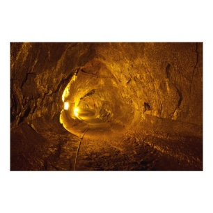 Nationaal park Thurston Lava Tube Hawaii Volcanoes Foto Afdruk
