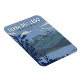 Nationaal park Tierra del Fuego Argentijnse Vintag Magneet (Rechterzijde)