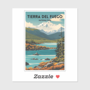 Nationaal park Tierra del Fuego Sticker