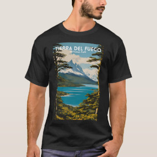 Nationaal park Tierra del Fuego Vintage T-shirt
