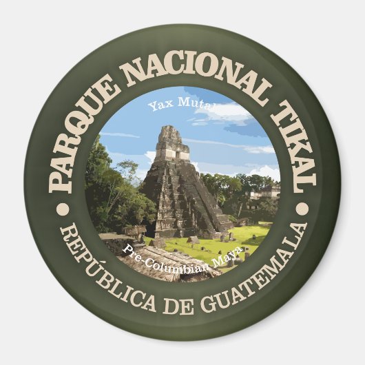 Nationaal park Tikal Magneet (Voorkant)