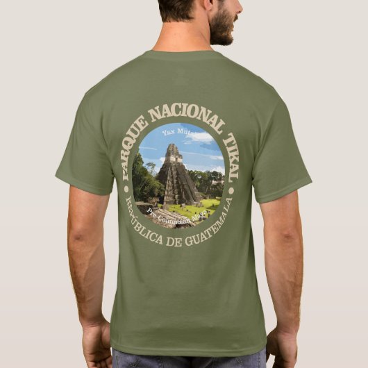 Nationaal park Tikal T-shirt (Achterkant)