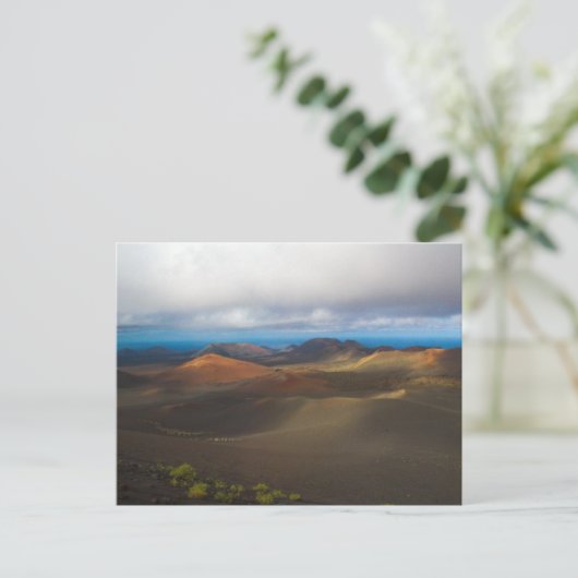 Nationaal park Timanfaya Feestdagenkaart (Staand voorkant)