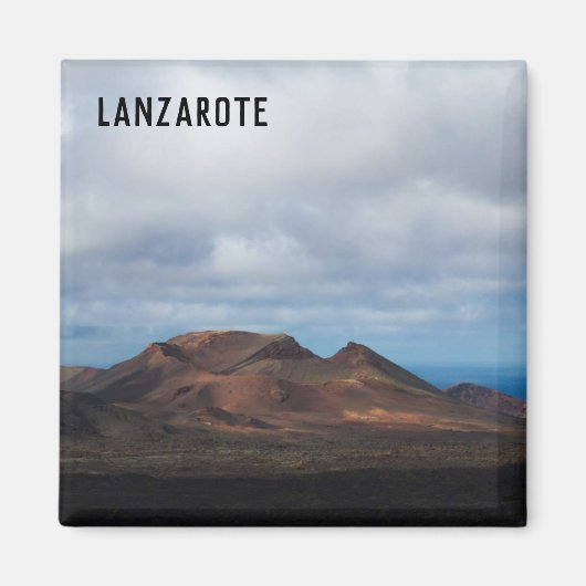 Nationaal park Timanfaya Magnet (Voorkant)