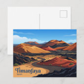Nationaal park Timanfaya Spanje Briefkaart (Voorkant / Achterkant)