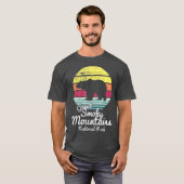 Nationaal park TN Retro Great Smoky Mountains T-shirt (Voorkant volledig)