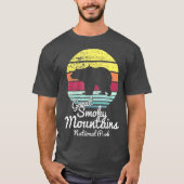 Nationaal park TN Retro Great Smoky Mountains T-shirt (Voorkant)