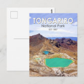 Nationaal park Tongariro  Nieuw-Zeeland Briefkaart (Voorkant / Achterkant)