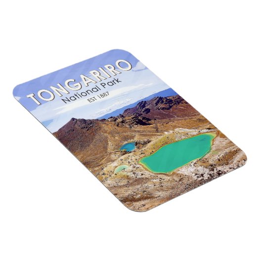 Nationaal park Tongariro Nieuw-Zeeland Magneet (Rechterzijde)