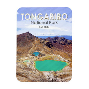 Nationaal park Tongariro  Nieuw-Zeeland Magneet