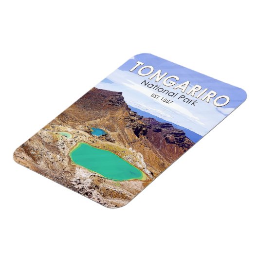 Nationaal park Tongariro  Nieuw-Zeeland Magneet (Linkerzijde)