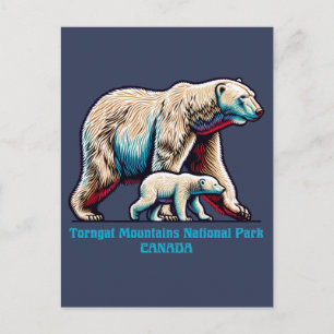 Nationaal park Torngat Mountains Canada Briefkaart